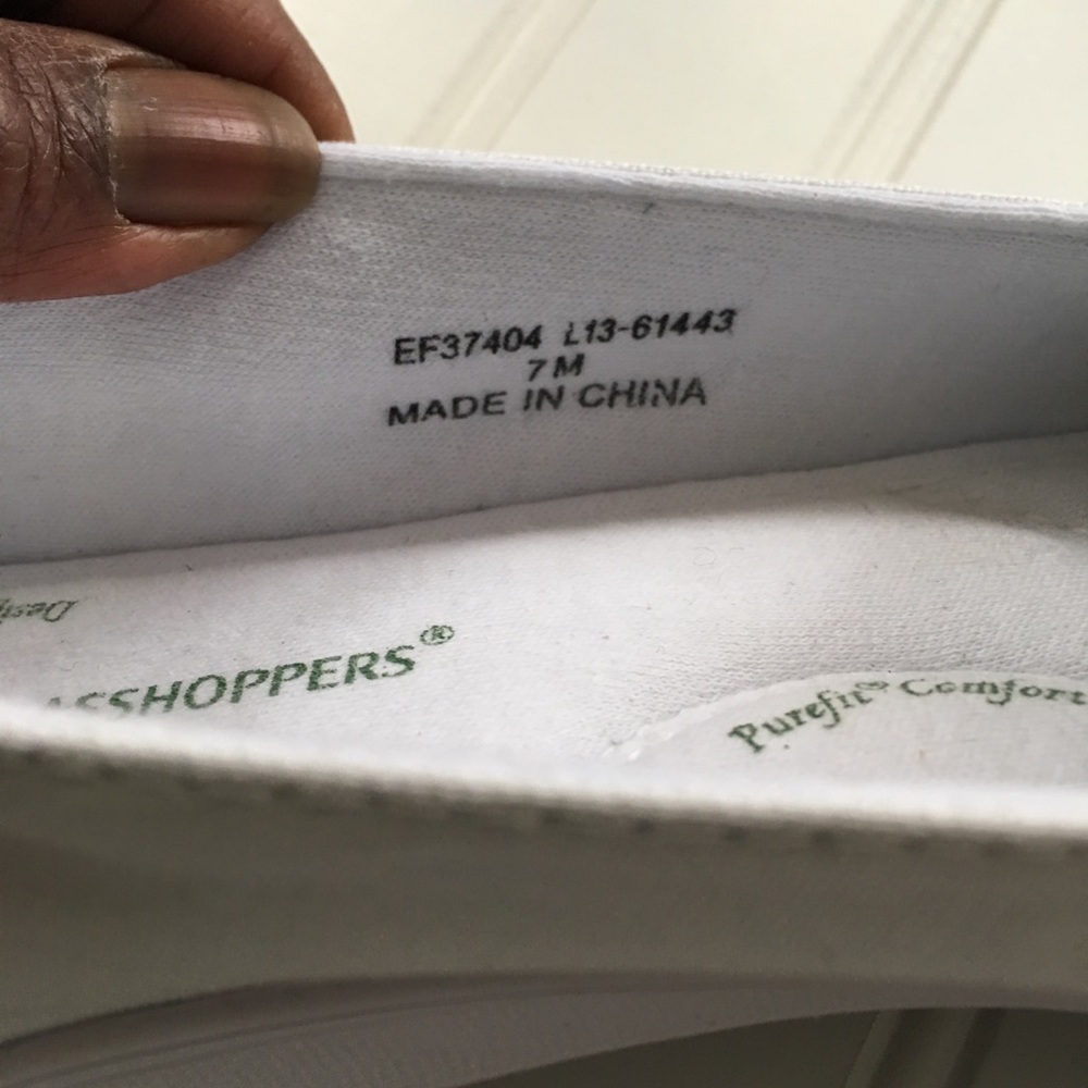 Grasshopper White Shoes - Picture 3 of 4